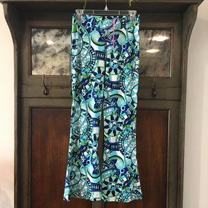 Macbeth Collection Pants Geometric Bell-bottoms